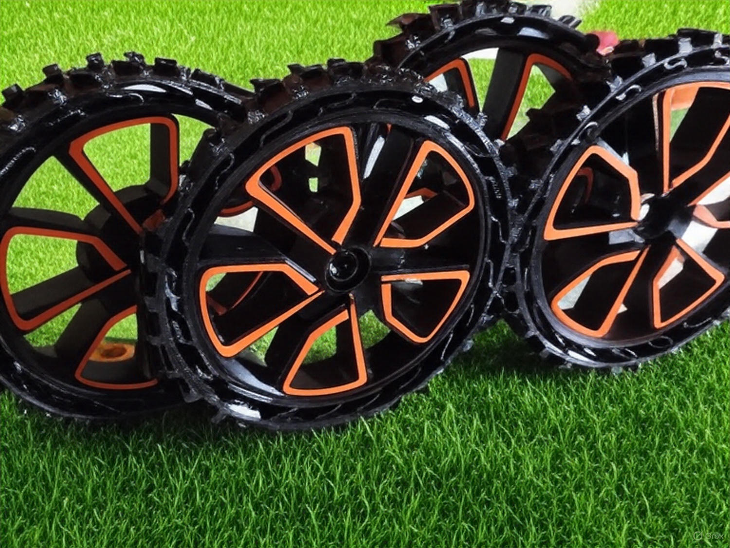 Husqvarna Automower replacement wheels set for the  435AWD, 535AWD Tractor tire